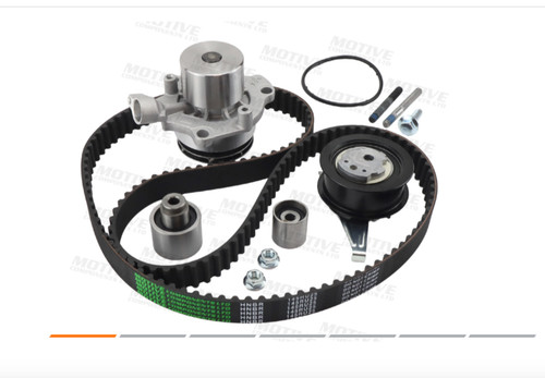 Timing belt kit water - belt, pump