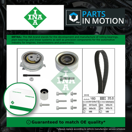 Timing belt kit - belt, vw