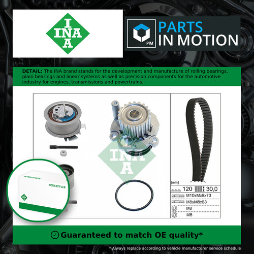 Timing belt water pump kit - belt,