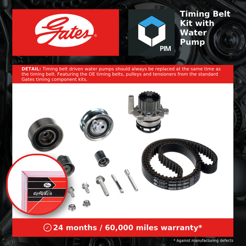 Timing belt water pump - timing,