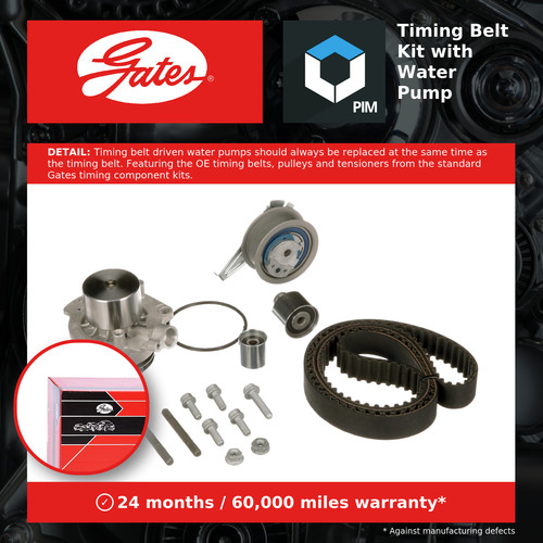 Timing belt water pump - timing, &